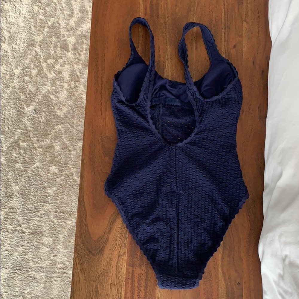 Eyelet Tank OnePiece Bathing Suit Gem